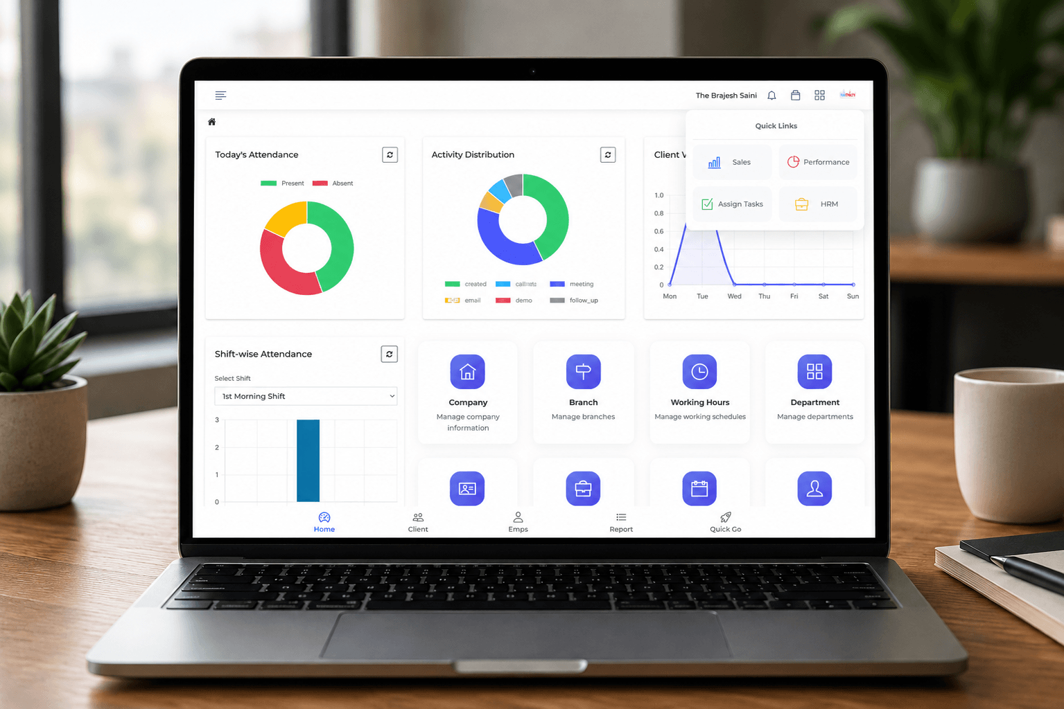 Access your HR platform from anywhere.